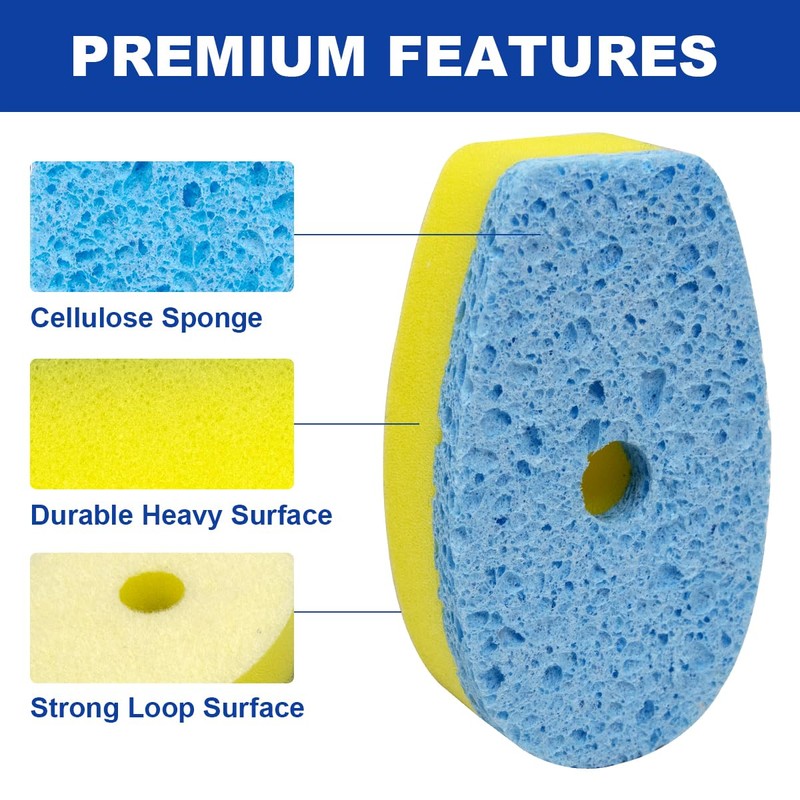 CELOX Dish Sponge with Handle for Pot Pan Sink Cleaning,