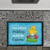 speecheese Beautiful Spring and Frohe Easter Doormat XL in 40
