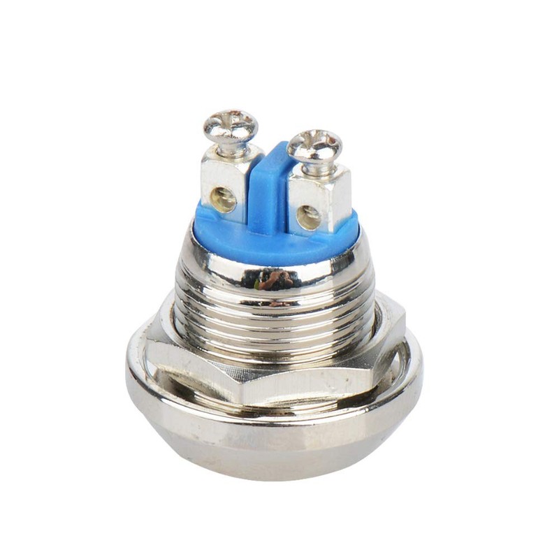 E Support 12mm Anti Vandal Momentary Metal Push Button Toggle