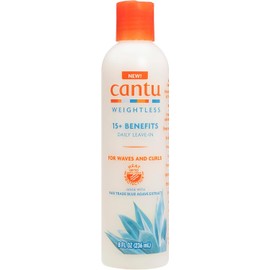 Cantu Weightless Crema Sin Enjuague de Uso Diario, 8 fl oz