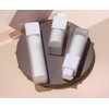 2pcs Square Essence Dispensers Frosted Airless Pump Bottles - Plastic