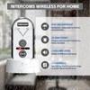 PANDAAR Intercoms Wireless for Home, 2 Way Intercom Communication 4900ft
