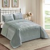 Virah Bella Micromink Quilt Set - Premium Micromink Queen-Size Quilted