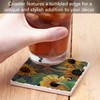 Thirstystone Cardinal & Sunflowers Single Tumbled Tile Stone Coaster with