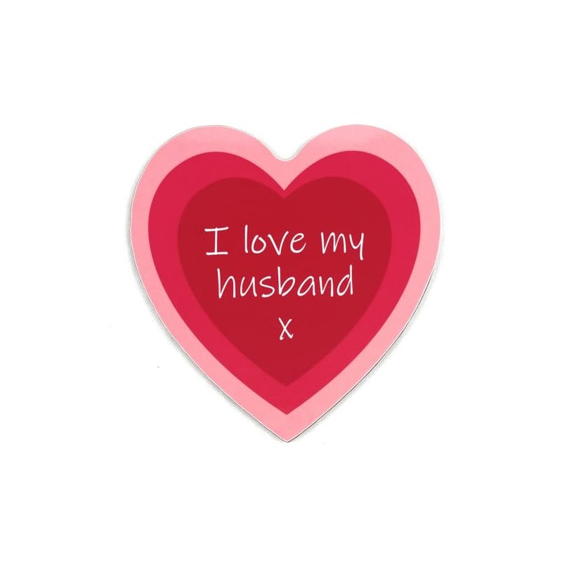 Romantic Love Message on Novelty Heart Shaped Coaster - Unique
