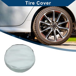 Hihaha Tire Cover Tire Totes/Tire Totes for Car/Durable 210D Oxford Fabric 85cm Width 81cm Height Fits Tires Tire Diameters 71.05 to 81cm / 1 Pc Gray