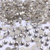 XIULI Rhinestone DIY Nail Decorating and Clothing, High Lighting, White,