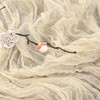 2 Pcs Cheesecloth Table Runner 90x400CM Gauze Boho Rustic Dusty
