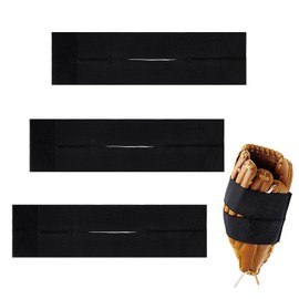 NICENEEDED 3 Pcs Glove Wrap Band, Baseball Glove Strap, Softball and Baseball Glove Strap Elastic Glove Wrap Softball Baseball Glove Accessories for Quickly Keep The Pocket Formed Fit All Gloves
