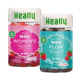Multivitamínico Mujer Energía y Gomitas Stress Free HEALLY