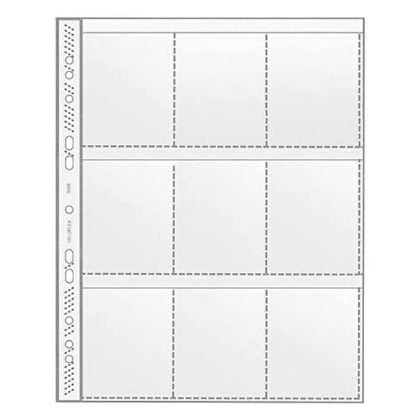 VELOFLEX 5349010 Collector's Wallet DIN A4, with 9 Pockets for