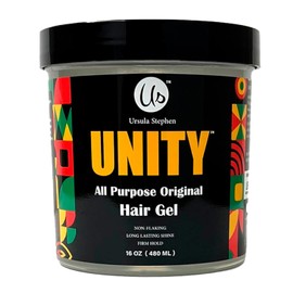 Ursula Stephen Unity All Purpose Hair Gel For Women - Extreme Hold, High Shine, Frizz Control, Non-Flaking Styling Gel For Women- 16 oz, Clear