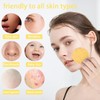 Facial Sponges Compressed Natural Cellulose Sponge Spunspon Round Shape Face