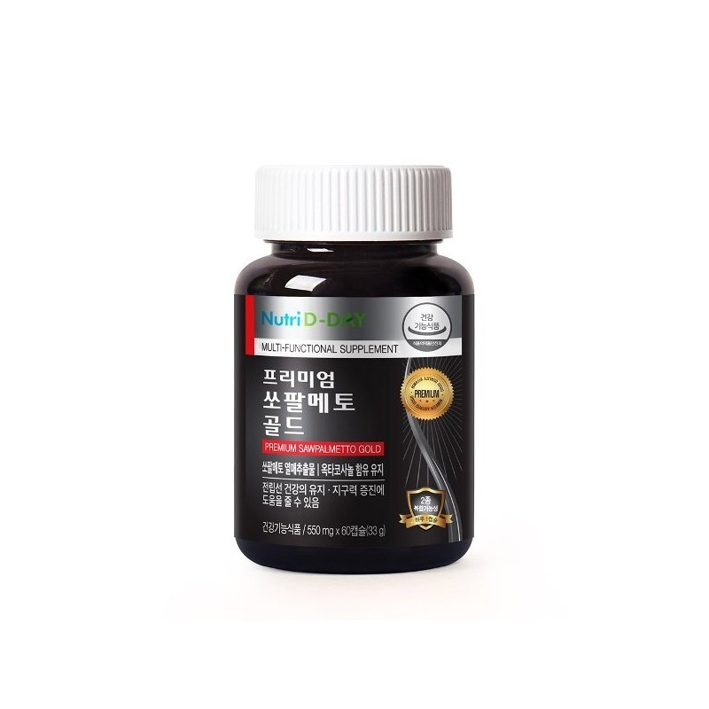 Nutri D-Day 뉴트리디데이 프리미엄 쏘팔메토 골드 (3개월분) NutriD-Day Premium Saw