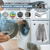 ULIBERMAGNET Magnetic Towel Holder,1 Set Magnetic Towel Rail Silver with