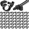 DaisyInner 25 Pcs 1/4" Irrigation Hose Clamps Double Gripping Nylon