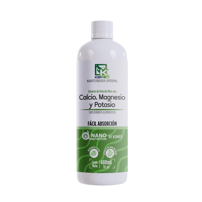 Calcio, Magnesio y Potasio | Suplemento de Alta Absorción 480ml
