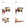 BeautyLeader 100pcs Nail Form Pro Butterfly Square Tips Nail Forms