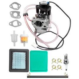Carburetor Carb Kit Fit for Honda EU3000IS Predator 63584 56720 16042 Kipor KGE3000Ti KGE3500Ti IG3000 Huayi P19D-1 Generators, Replace 16100-ZL0-D66 16100-ZL0-D65 Fuel Oil Filter Spark Plug Kit