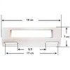 CABLEPELADO Universal Fridge Door Handle | Fridge Handle | Screw