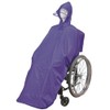 Angel Wheelchair Rain Coat Care Rain Purple