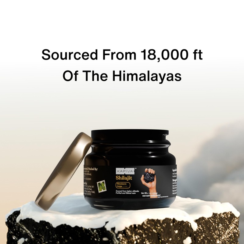 Kapiva Pure Himalayan Shilajit Resin for Men and Women |