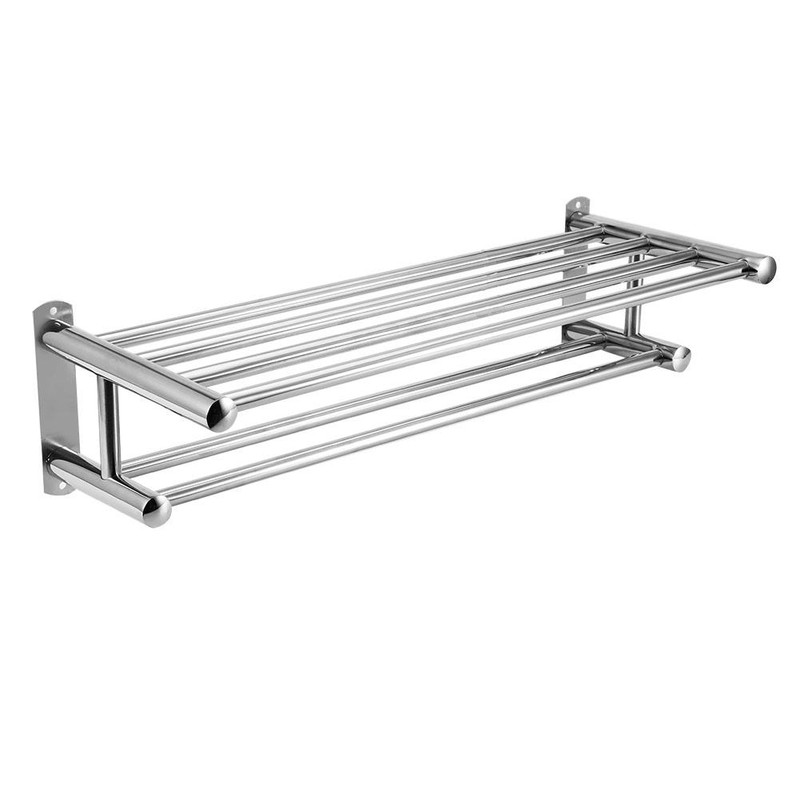 U201 Stainless Steel Towel Rack Bathroom Shelf Storage Shelf