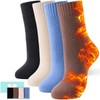 Thermal Socks For Womens socks Heated Slipper Fuzzy Extreme Cold