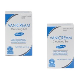 Vanicream Cleansing Bar 3.9 Oz (110 G) Pack of 2 by Vanicream                                                                                         