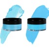 7V HOME BEAUTY Sky Blue Eyeshadow Cream, Blendable Smooth 2pcs