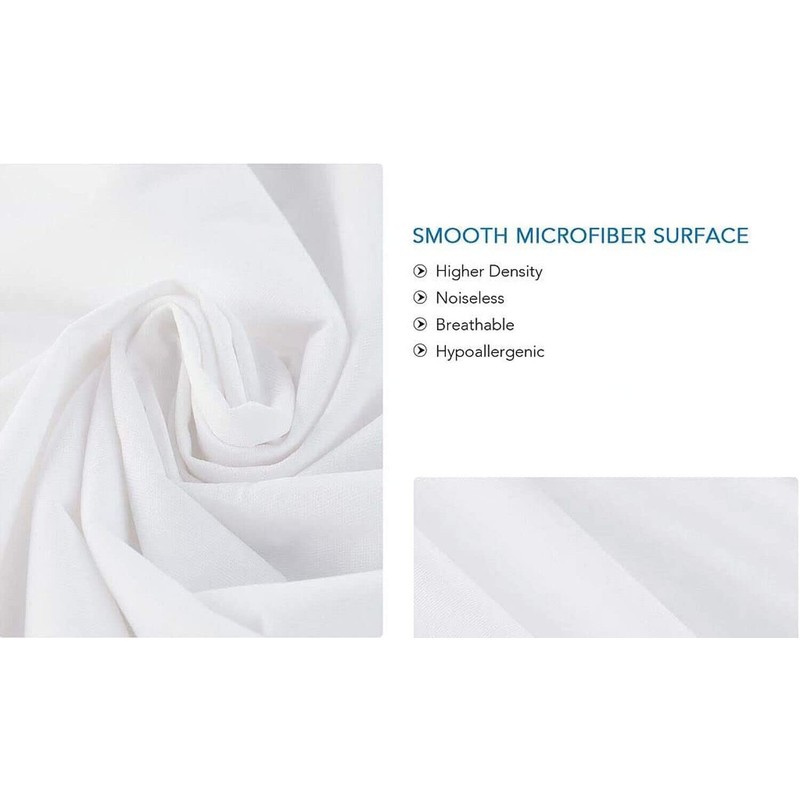 ComfortCare, Supersoft Hypo-allergenic Microfibre Fully Encased Mattress Protector, King.