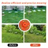 SilverChry Universal grass trimmer head, 2-in-1 mowing head, brush cutter,