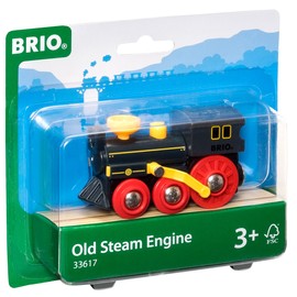 BRIO World Classic Steam Train Engine - Toys for Kids Age 3 Years Up - Add On Railway Accessory