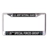 U.S. Army National Guard 20th Special Forces Group Chrome License
