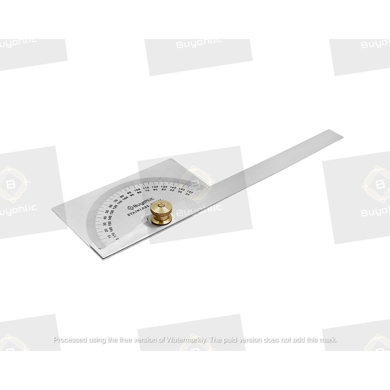 Stainless Steel Protractor 0-180 degrees Machine Tools (Square Head Protractor)