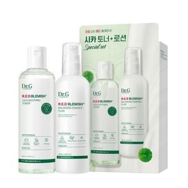 Dr.G Red Blemish Cica Soothing Toner 200ml + Essence Fluid 150ml 3 sets / 닥터지 레드 블레미쉬 시카 수딩 토너 200ml + 에센스 플루이드 150ml 3세트