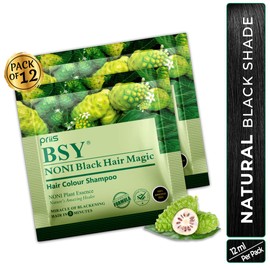 BSY Hair Magic - 12ml x 12 Sachet, Black