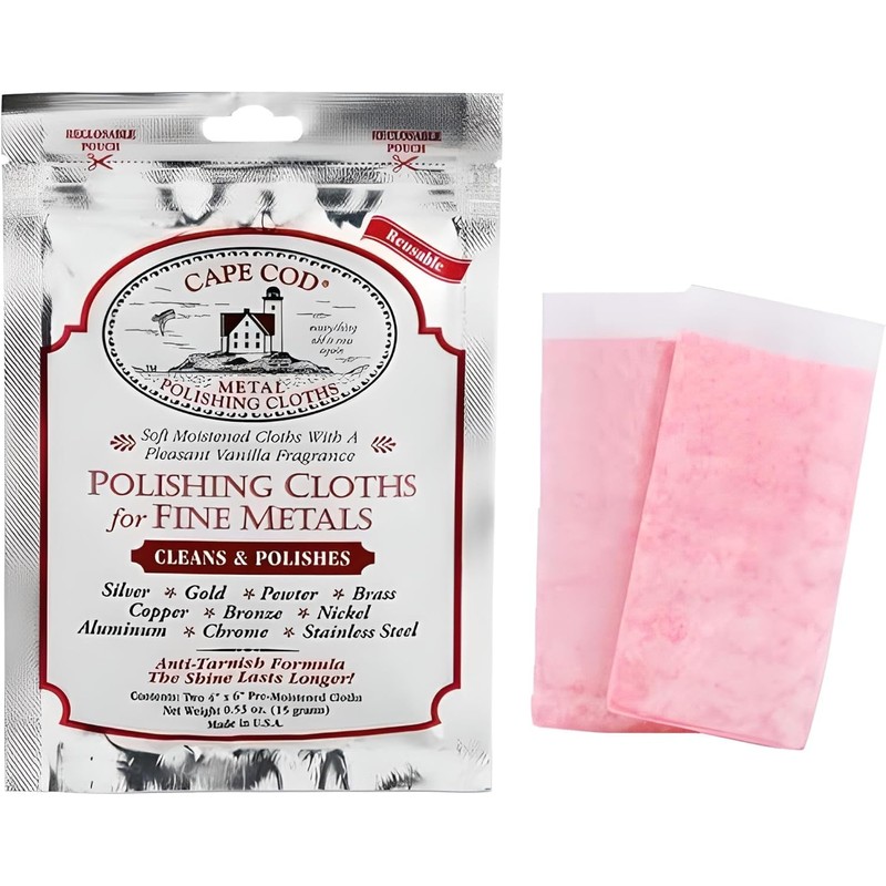Cape Cod Polishing Cloths for Fine Metals | Jewelry Cleaner