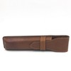 Parker Safety Razor Leather Brown Protective/Travel Case For Straight and