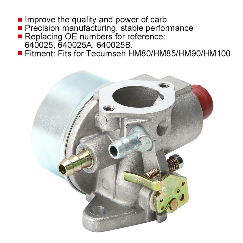 Carburetor Carb 640025 640025A Fits for Tecumseh HM80 / HM85