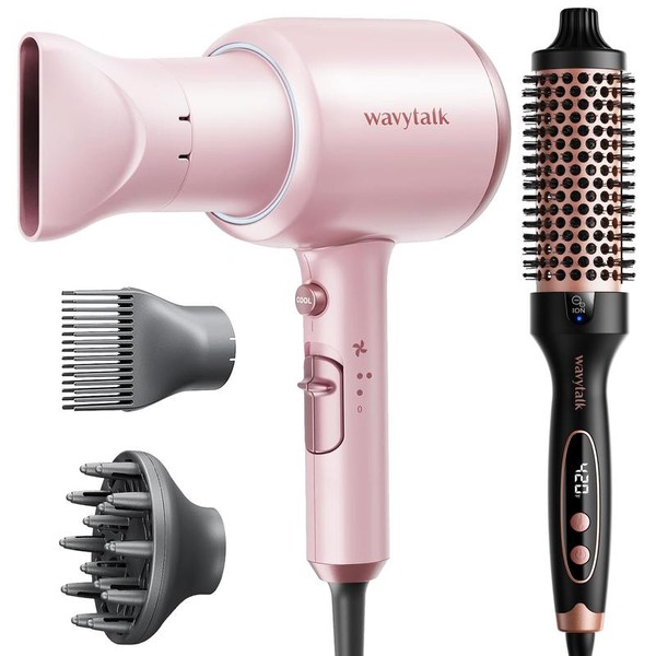 Wavytalk Negative Ion Single Thermal brush 1.5 Inch and Professional