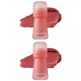 Saem 더샘 새미스 크레마 벨벳 립틴트 10 메탈블랜드 X2개 BNS The Saem Saemmul Cream Velvet Lip Tint 10 Metal Blend X2 BNS