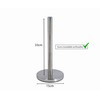 Kitchen Roll Holder (Stainless Steel) Non-Slip / Kitchen Paper Roll
