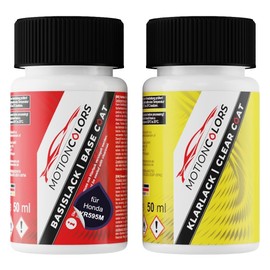 MOTIONCOLORS Brownish Sparkle Metallic YR595M für Honda Autolack Lackstift Set Basislack und Klarlack je 50ml
