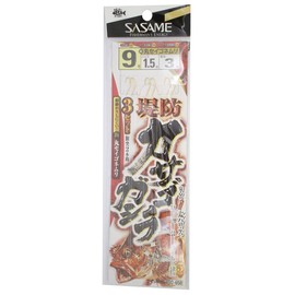 ささめ針(SASAME) D-650 堤防カサゴ・ガシラ 3セットA 9号