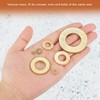 QUARKZMAN M30 Washer, Pack of 2 Brass Ring Washers 54