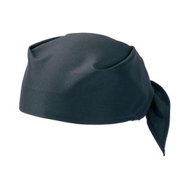 Mont Blanc SH004 Bandana, Triangular Width, 2-Way Belt, Food Hat, Cooking Hat, Kitchen Hat, Restaurant Hat, Cook Hat, One Size Fits All, Black