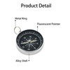 Boguish 3Pcs Pocket Compass, Survival Sports Navigation Compass with Key