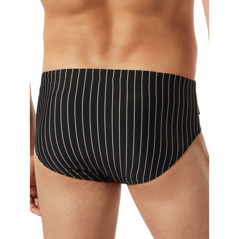 Schiesser Men's Briefs Comfort Swimming Trunks, black