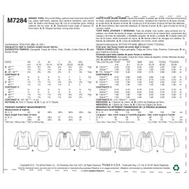 McCall's Patterns M7284 Misses' Tops, ZZ (Large-X-Large-XX-Large)